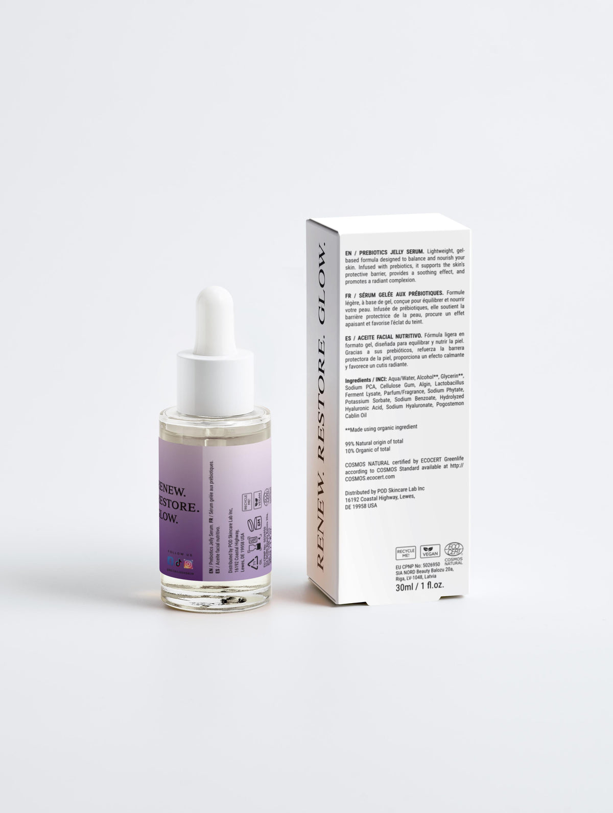 Bioactive Prebiotics Jelly Serum